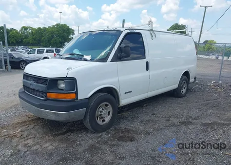 2005 Chevrolet Express z USA, uszkodzony, nr VIN 1GCGG25V751102729